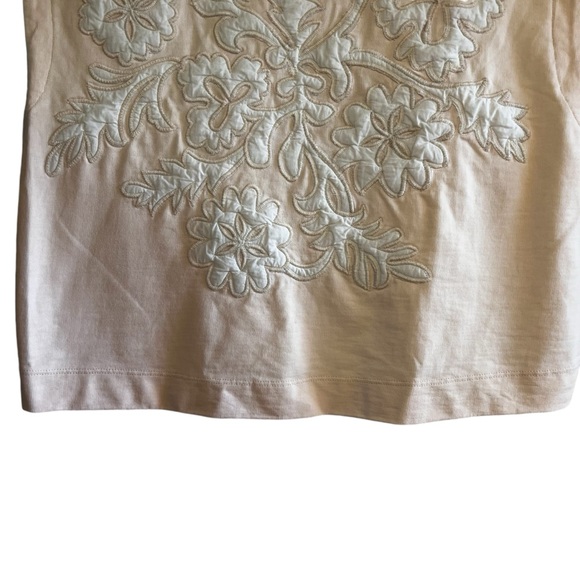 Anthropologie Cream Embroidered Top - Picture 8 of 13
